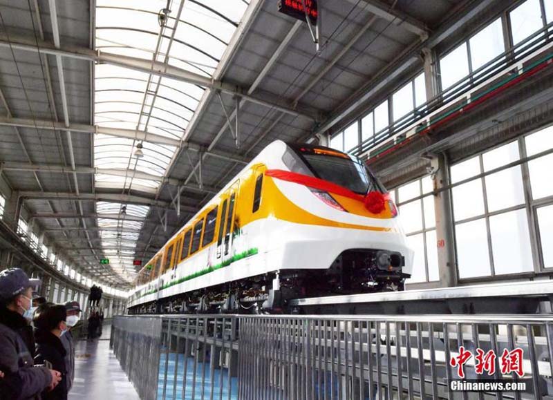 La Chine développe un nouveau train à lévitation magnétique à moyenne-basse vitesse