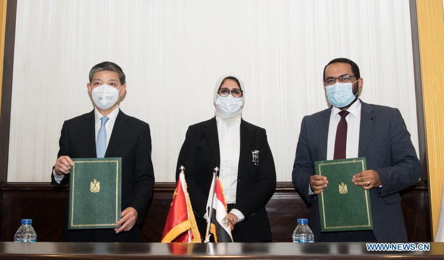 La Chine et l'Egypte signent une lettre d'intention pour une coopération en matière de vaccins anti-COVID-19