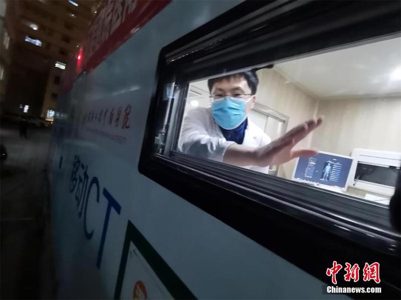 Un tomodensimètre embarqué sur véhicule envoyé dans le Hebei pour soutenir le contrôle de l'épidémie