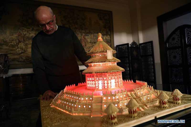 Un Egyptien reproduit le Temple du Ciel de Beijing avec 22 000 allumettes