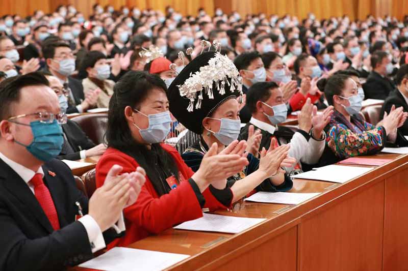 L'organe législatif suprême de la Chine tient la réunion de clôture de sa session annuelle