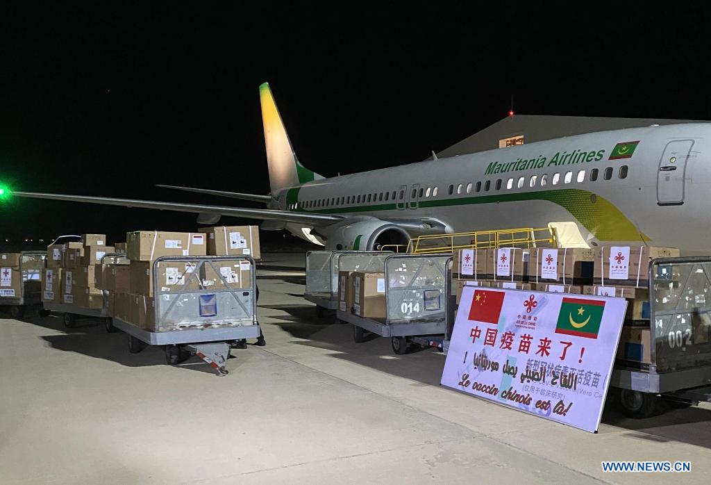 La Mauritanie reçoit un don de vaccin anti-COVID-19 offert par la Chine