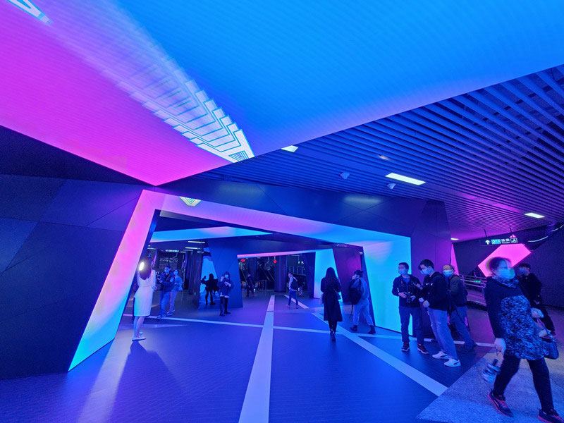 Le musée d'art numérique du métro de Changsha devient une nouvelle destination de choix