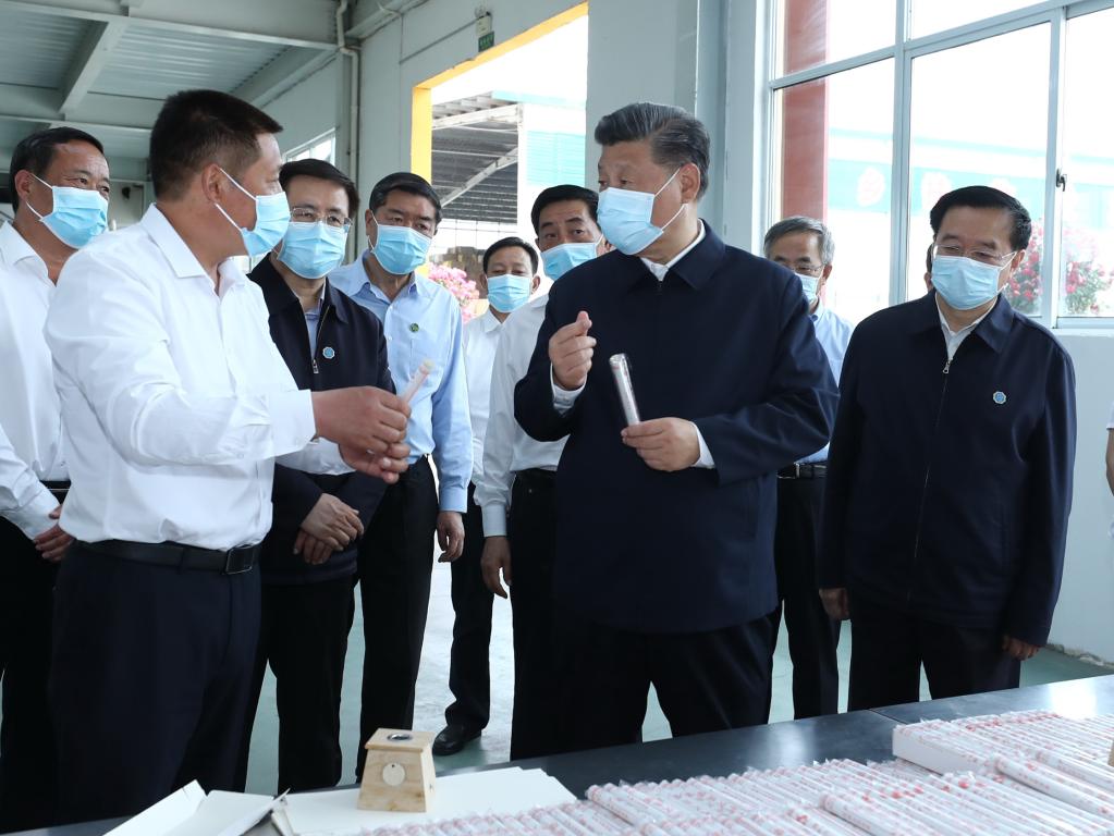 Xi Jinping inspecte la ville de Nanyang dans le centre de la Chine