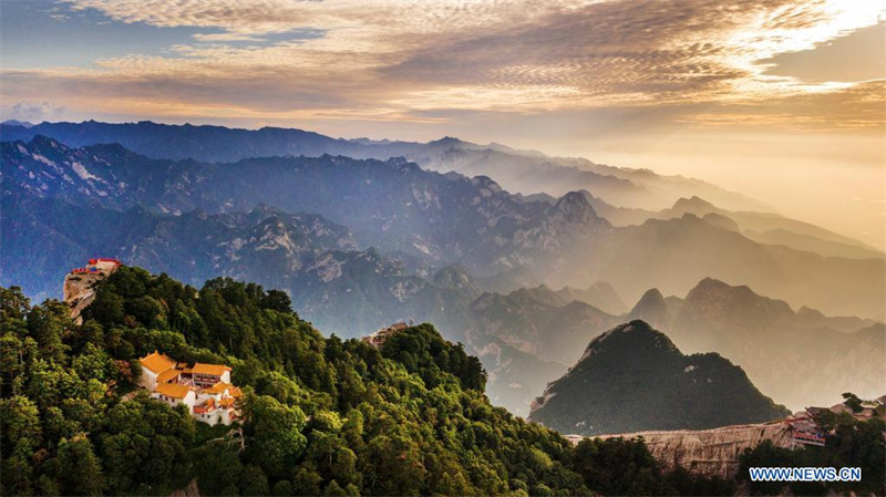 Chine : paysage du mont Huashan dans le Shaanxi