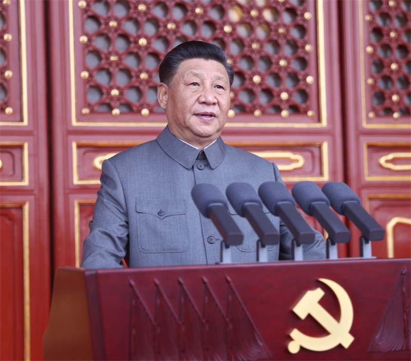Xi Jinping prononce un discours à la cérémonie marquant le centenaire du PCC