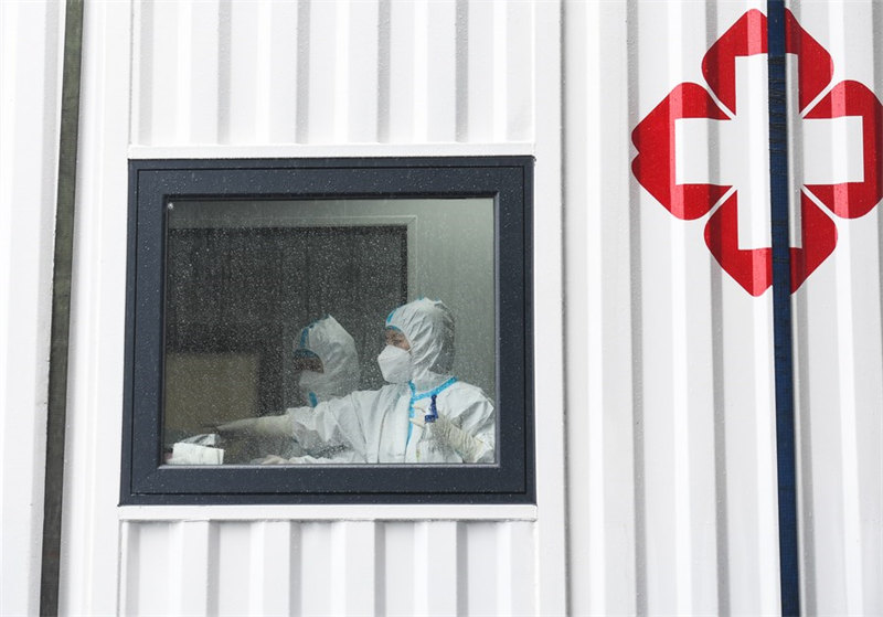 Chine : laboratoire de tests d'acide nucléique temporaire à Nanjing
