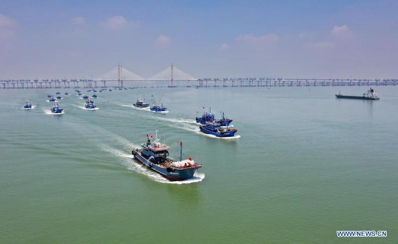 Avec la reprise de la pêche, c'est l'heure d'appareiller pour les bateaux de Quanzhou