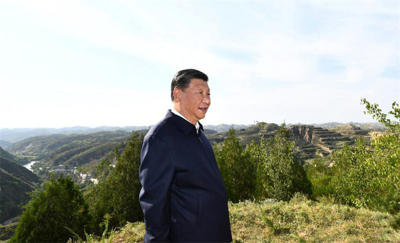 Xi Jinping inspecte la province chinoise du Shaanxi