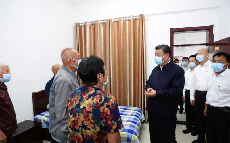 Xi Jinping inspecte le district de Suide dans le nord-ouest de la Chine