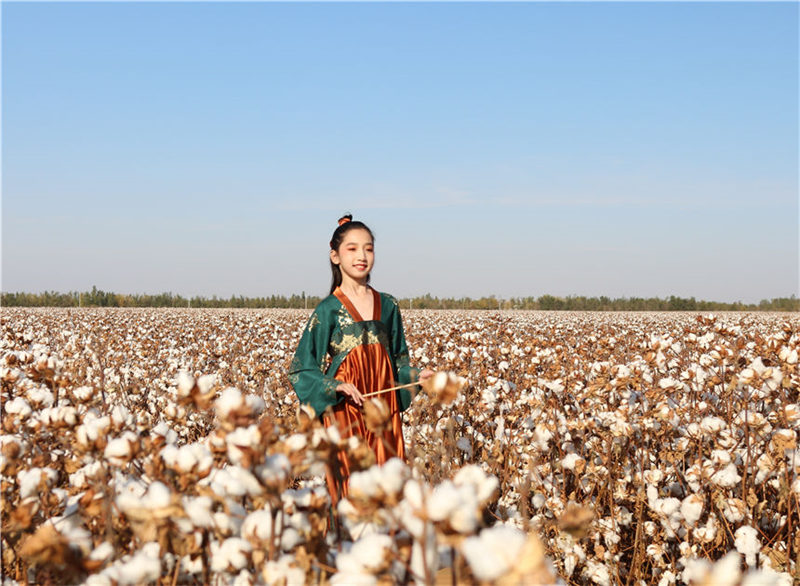 Un défilé de mode dans les champs de coton du Xinjiang