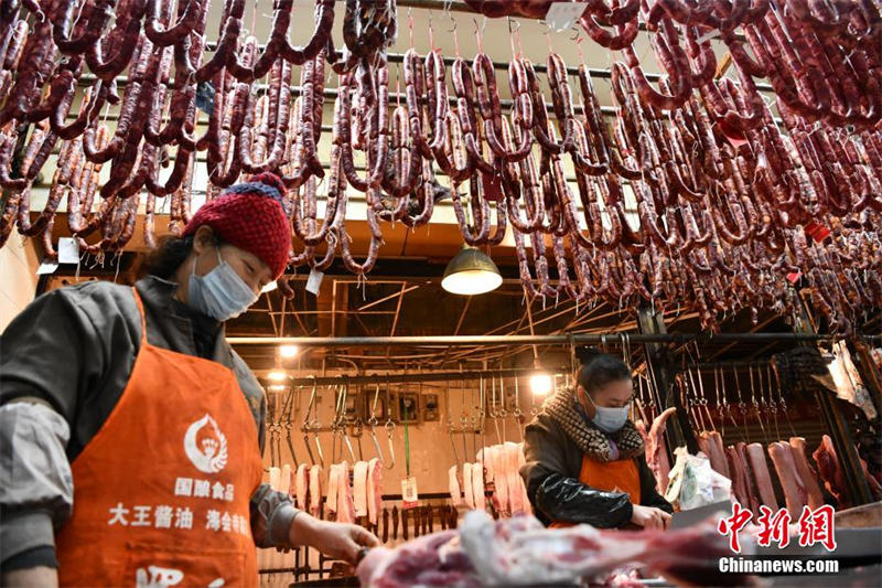 La « rue de la saucisse » de Chengdu