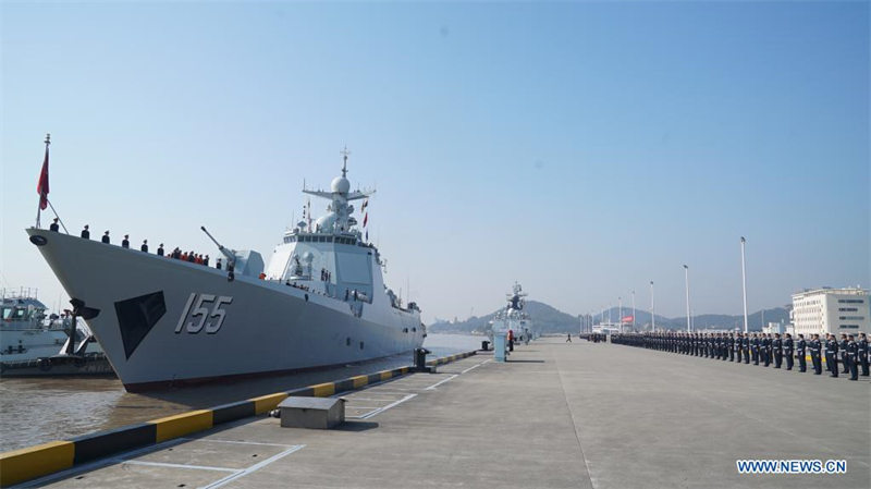 Chine : retour d'une flotte de la marine de ses missions d'escorte dans le golfe d'Aden
