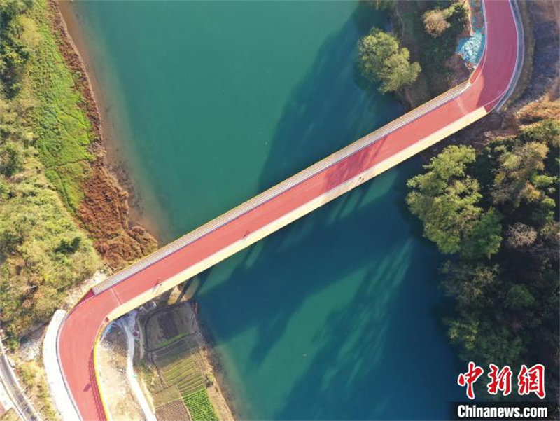 La scène pittoresque de la voie verte de la « Nostalgie » à Tongren, dans le Guizhou