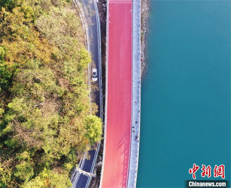 La scène pittoresque de la voie verte de la « Nostalgie » à Tongren, dans le Guizhou
