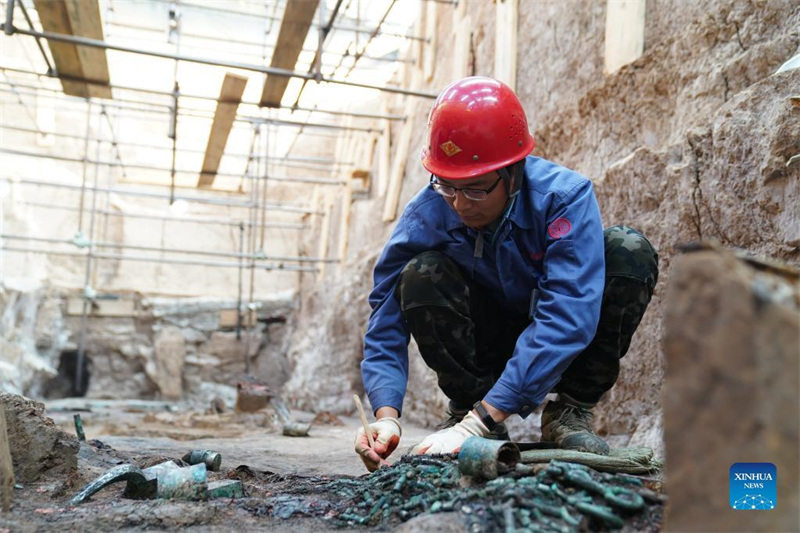 Le mausolée d'un empereur de la dynastie Han découvert dans la province du Shaanxi