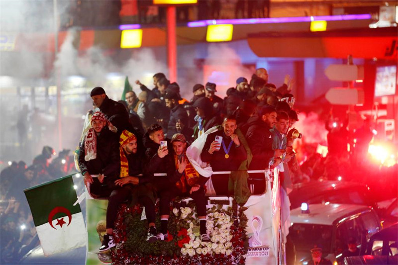 Algérie : célébrations à Alger pour la Coupe arabe