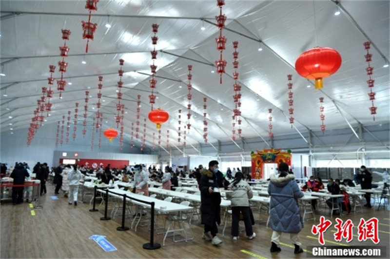 En visite au restaurant du village olympique et paralympique d'hiver de Zhangjiakou
