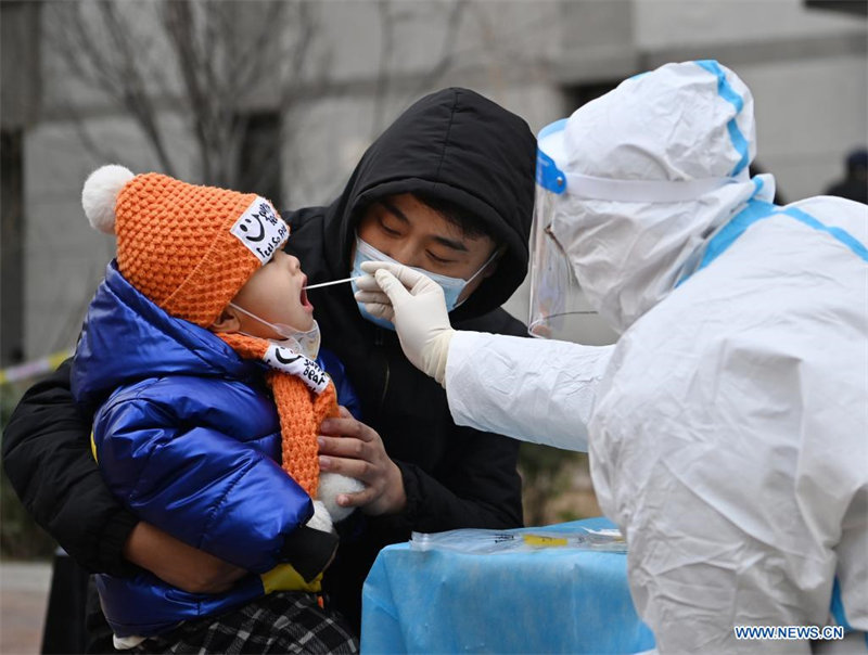 (COVID-19) Chine : Tianjin lance le test d'acide nucléique à l'échelle de la ville