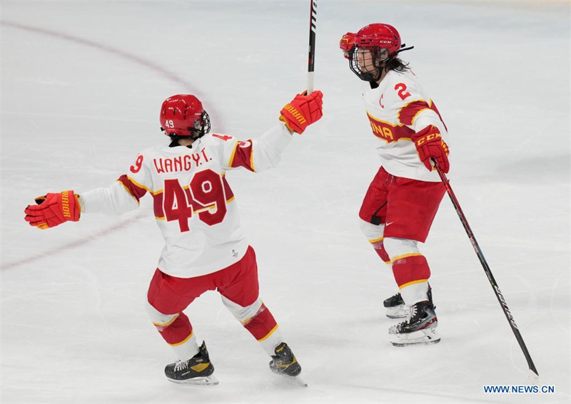 (Beijing 2022) Match de hockey sur glace féminin Chine-Danemark