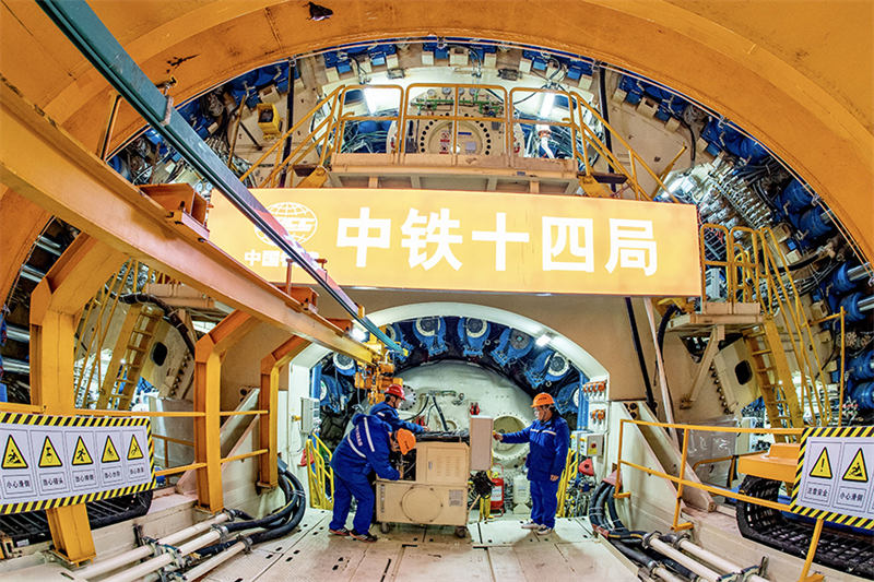 Anhui : le « premier tunnel de la rivière de l'Anhui » a été percé avec succès