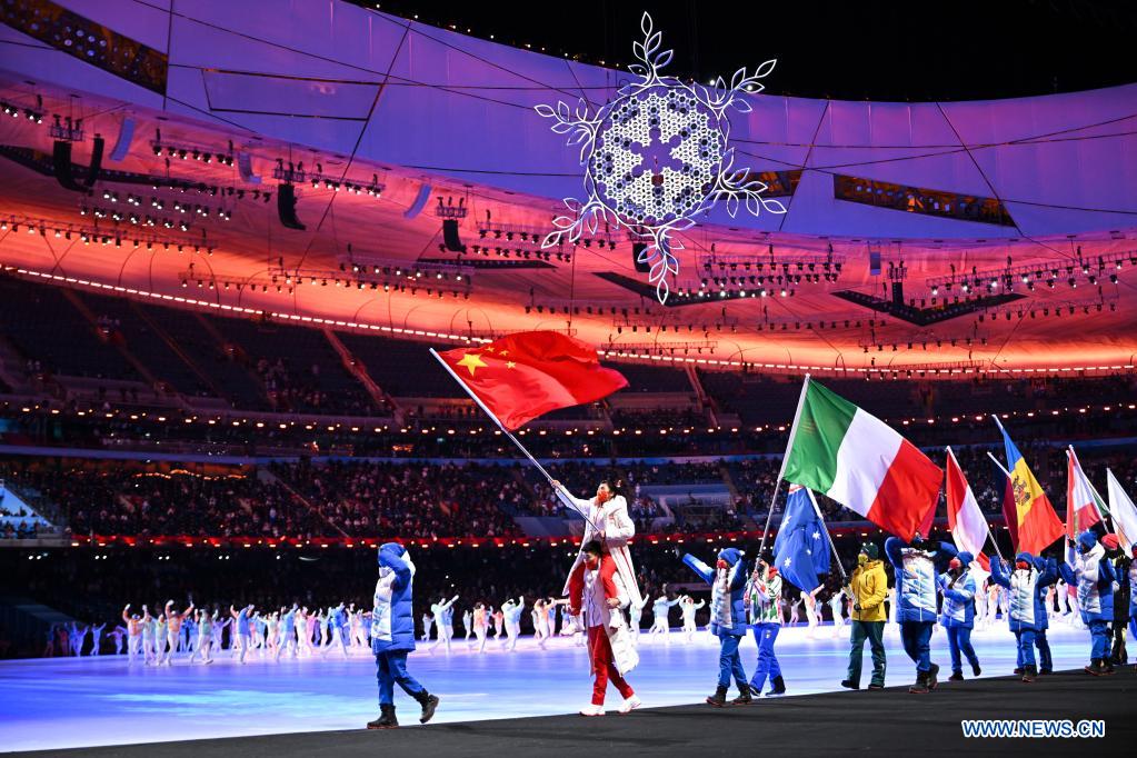 En images : cérémonie de clôture des Jeux olympiques d'hiver de Beijing 2022