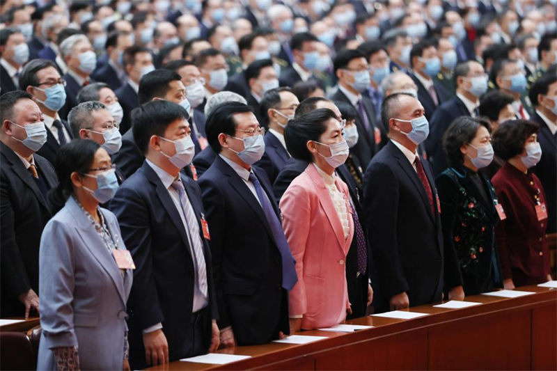 (Deux Sessions) L'organe consultatif politique suprême chinois conclut sa session annuelle