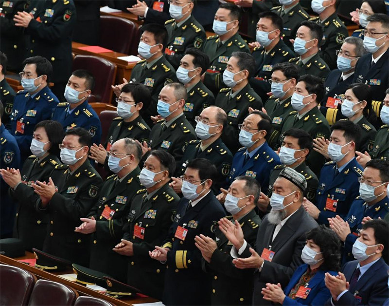 (Deux Sessions) Réunion de clôture de la session annuelle de l'organe législatif national de la Chine