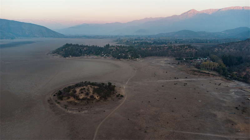 La plus grande lagune naturelle du Chili s'est complètement asséchée