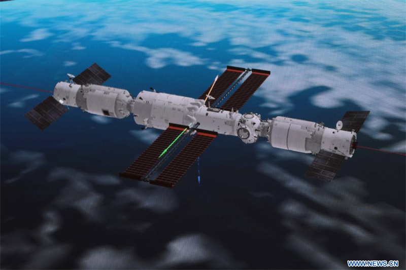 Chine : le vaisseau cargo Tianzhou-4 s'amarre à la combinaison de la station spatiale