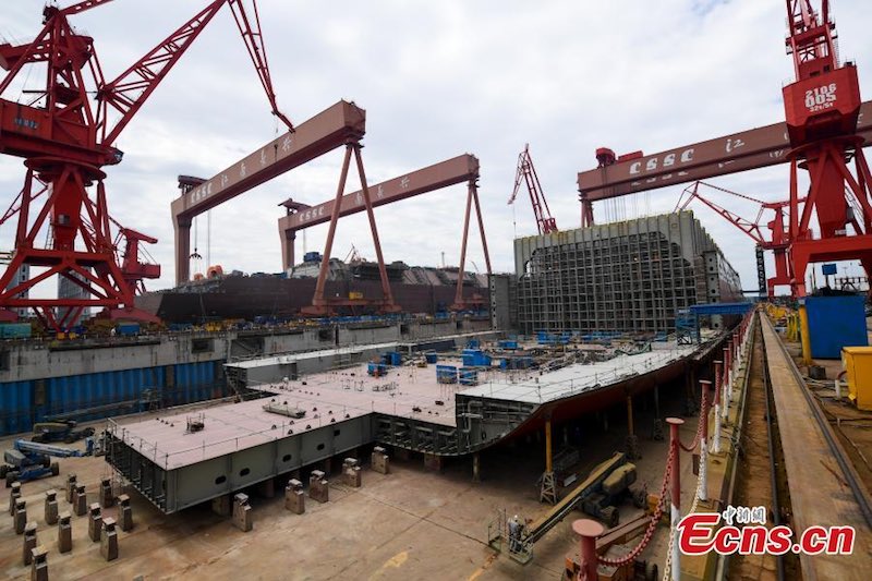 Une entreprise de construction navale reprend la production à Shanghai