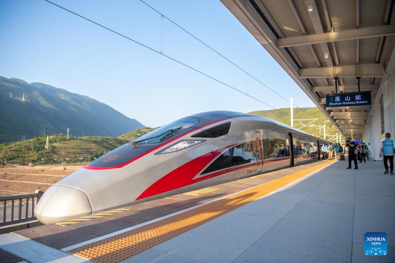 La ligne ferroviaire à grande vitesse Zhengzhou-Chongqing sera pleinement opérationnelle fin juin