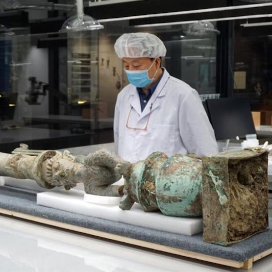 Sichuan : des vestiges de sculptures antiques réunis après 3 000 ans