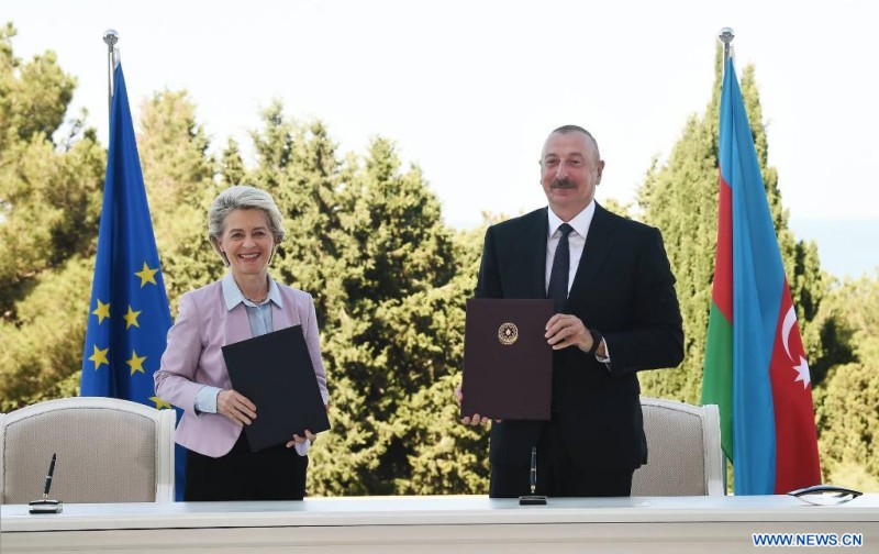 L'Azerbaïdjan et l'UE signent un accord de partenariat énergétique pour doubler l'approvisionnement en gaz à l'Europe