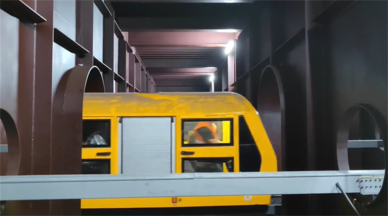 Un « petit train » électrique peut parcourir 10 kilomètres avec une batterie pleinement chargée