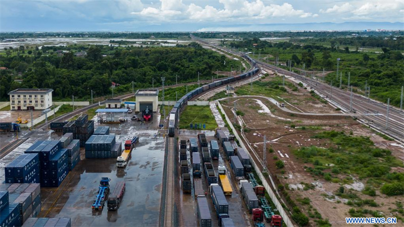Le volume du transport de fret du chemin de fer Chine-Laos dépasse 1 million de tonnes