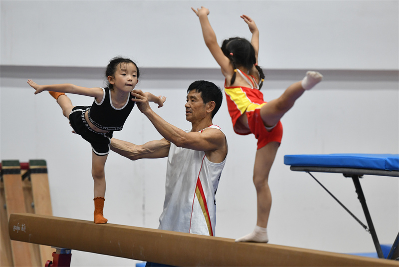 Une enfance de gymnastique à Fuyang, dans l'Anhui