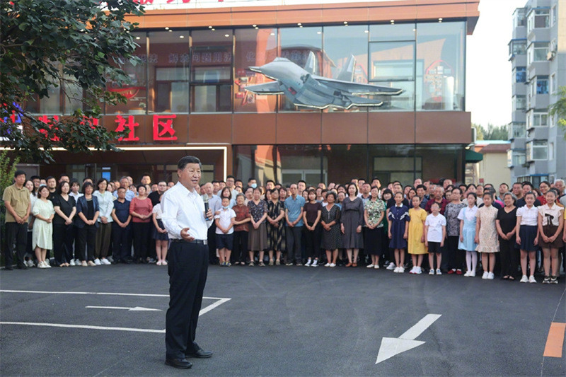 Xi Jinping inspecte la ville de Shenyang dans le nord-est de la Chine