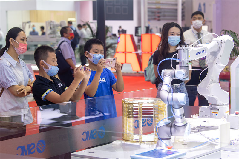Ouverture de la Conférence et de l'Exposition mondiales des robots 2022 à Beijing