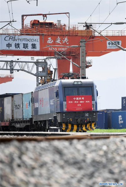 Une nouvelle ligne de fret ferroviaire relie le Shaanxi au Vietnam