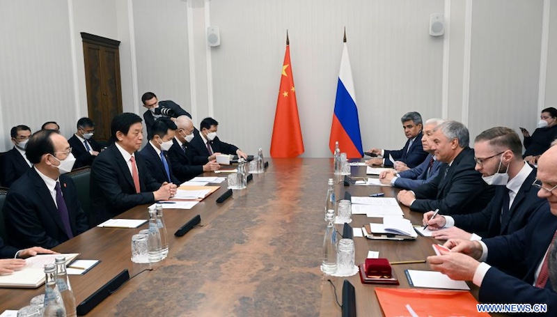Le plus haut législateur chinois effectue une visite officielle et amicale en Russie