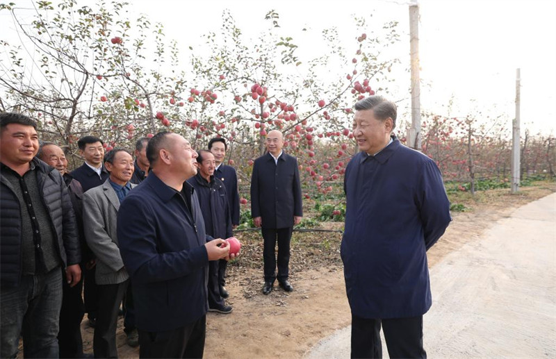 Xi Jinping souligne l'importance de faire progresser la revitalisation rurale durant ses inspections au Shaanxi et au Henan