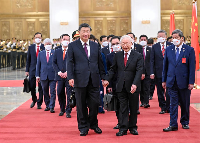 Xi Jinping s'entretient avec le chef du Parti communiste vietnamien