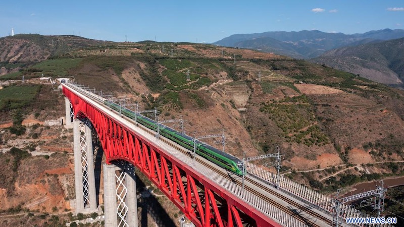 Le chemin de fer Chine-Laos affiche une exploitation solide depuis son lancement