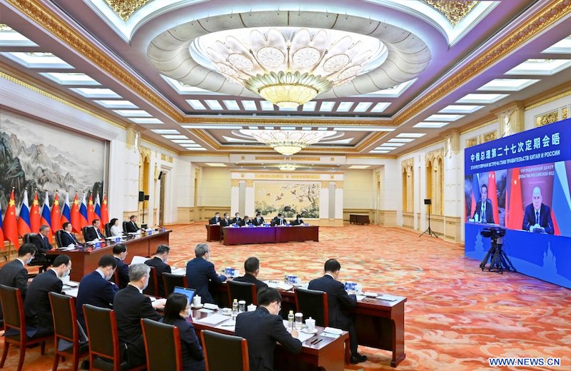 Le Premier ministre chinois rencontre son homologue russe sur la coopération