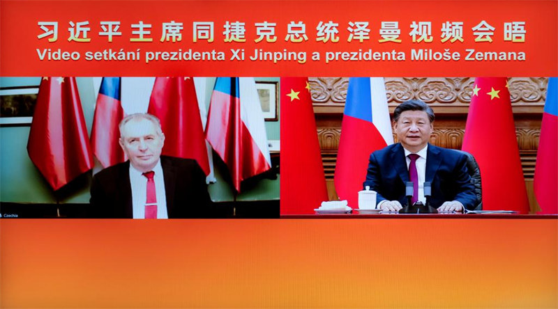 Les présidents chinois et tchèque tiennent une rencontre virtuelle