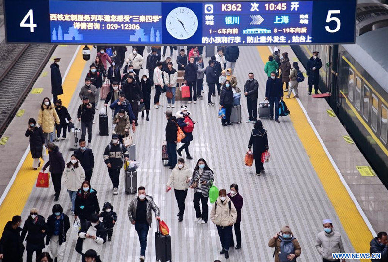 Le pic des voyages de la fête du Printemps en Chine se termine par une reprise des chiffres du transport