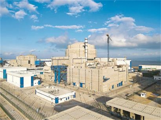 Photo : Le premier réacteur Hualong One au monde - Unité 5 de la centrale nucléaire de Fuqing, dans la province du Fujian (sud-est de la Chine)