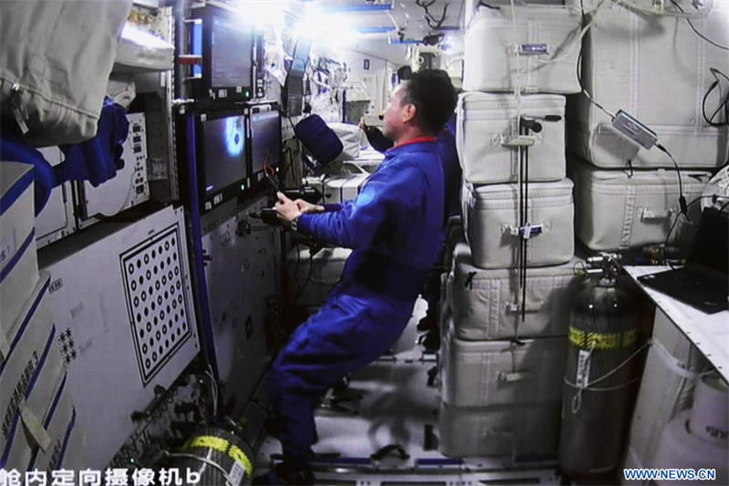 Chine : le vaisseau cargo Tianzhou-6 s'amarre à la combinaison de la station spatiale