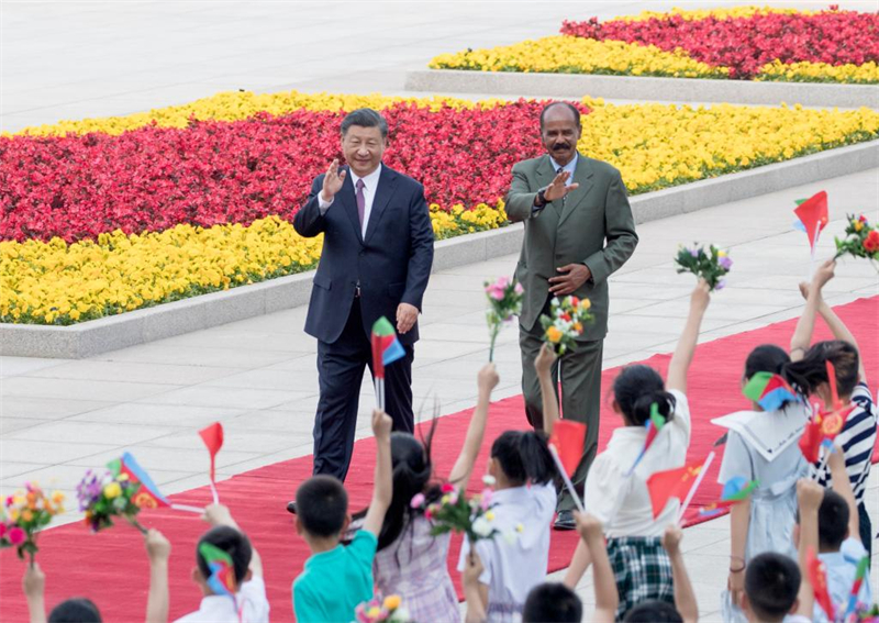 Xi Jinping s'entretient avec le président érythréen